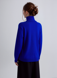 Royal Blue Stripe Twinset Jumper
