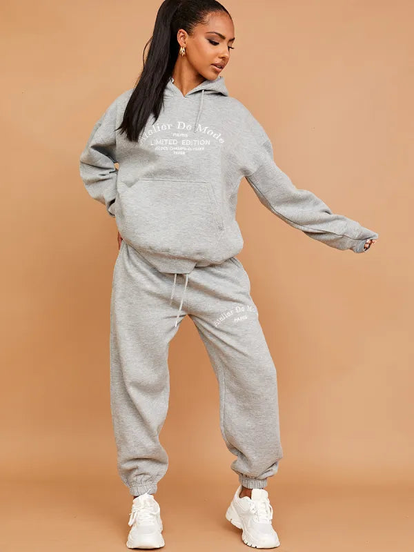 Grey Embroidered Atelier De Mode Co-Ord Set