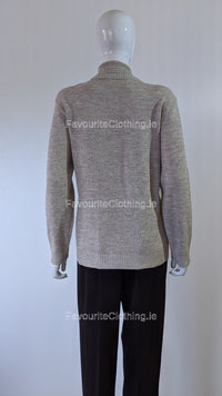 Beige Stripe Twinset Jumper