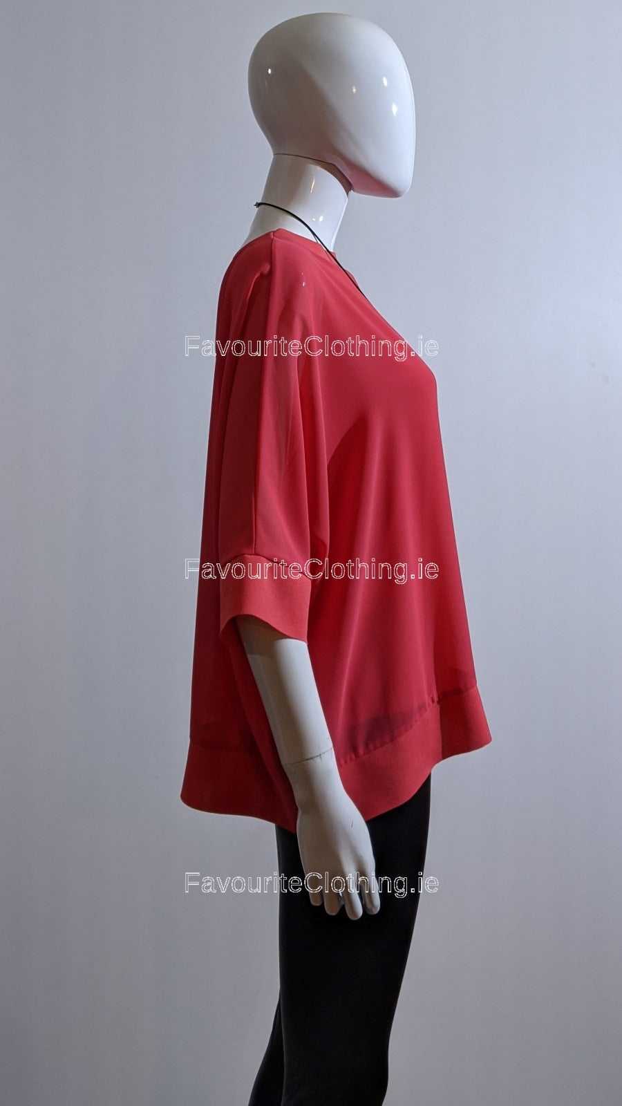 Coral Necklace Loose Top