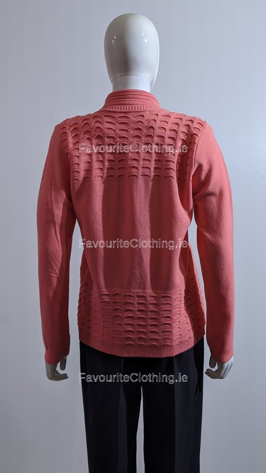 Coral Open Cardigan