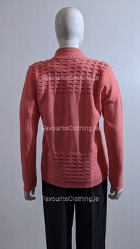 Coral Open Cardigan