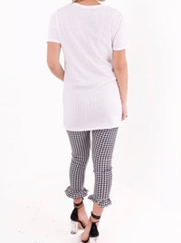 White Slogan T-Shirt
