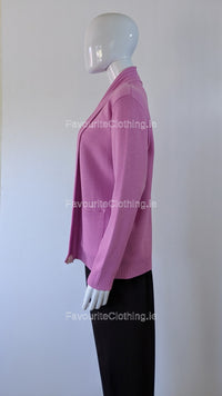 Pink Stripe Twinset Jumper