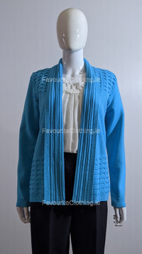 Turquoise Open Cardigan